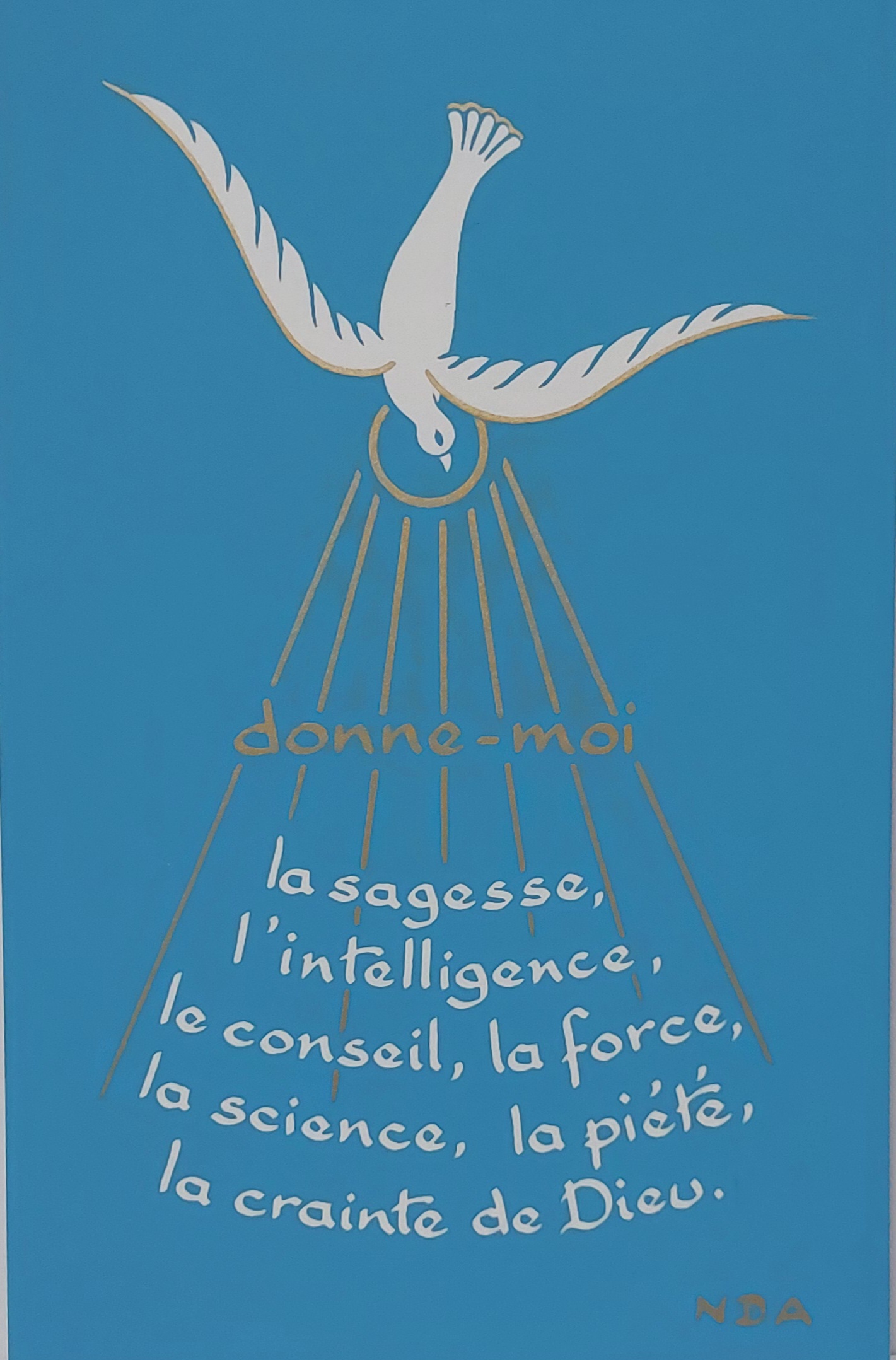 image de confirmation. Colombe Esprit Saint