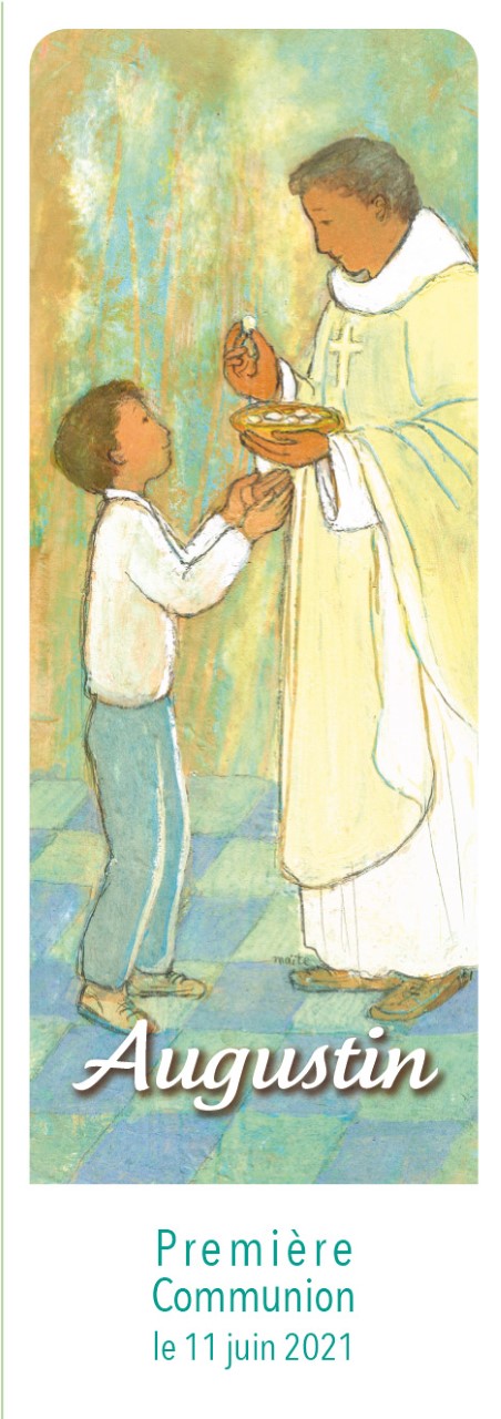 Figure Pastel Enfant Communion Mains Dans Les Poches