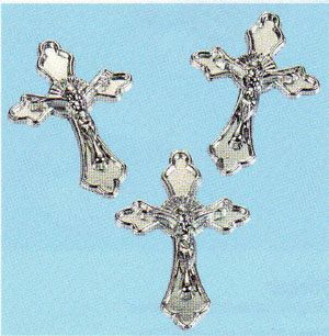 Crucifix argenté
