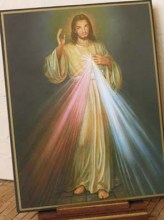 Icône du Christ Miséricordieux selon indication de Soeur Faustine
