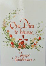 Carte à message : Joyeux anniversaire