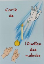 Carte de l'onction des malades