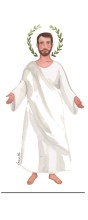 Signet Saint patron sans prénom à personnaliser - motif - Martyr