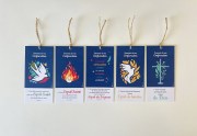 Lot de 5 images souvenir de Confirmation serie bleue