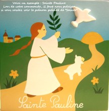 Plaquette saint patron fille personnalisable