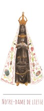 Lot de 10 signets saint patron - Sainte ND de Liesse 