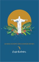 Image fête de la foi en dorure : Christ redempteur de Rio de Janeiro