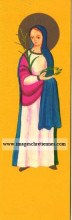 signet saint patron representant une vierge martyre