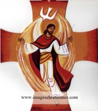 croix du Christ Ressuscité en communion avec l'Esprit de Dieu