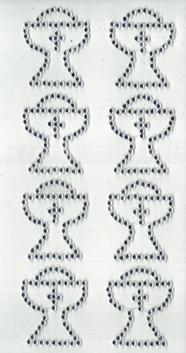 Stickers communion calice diamants