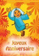 Magnet : Moinette souhaite un joyeux anniversaire