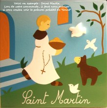 saint patron garçon : moine jardinier