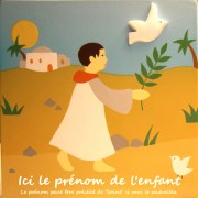 saint patron garçon : jeune homme portant la palme du martyr