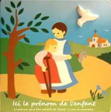 saint patron garçon : médecin et enfant handicapé