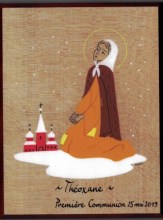 Plaquette Saint Patron, Sainte théoxane